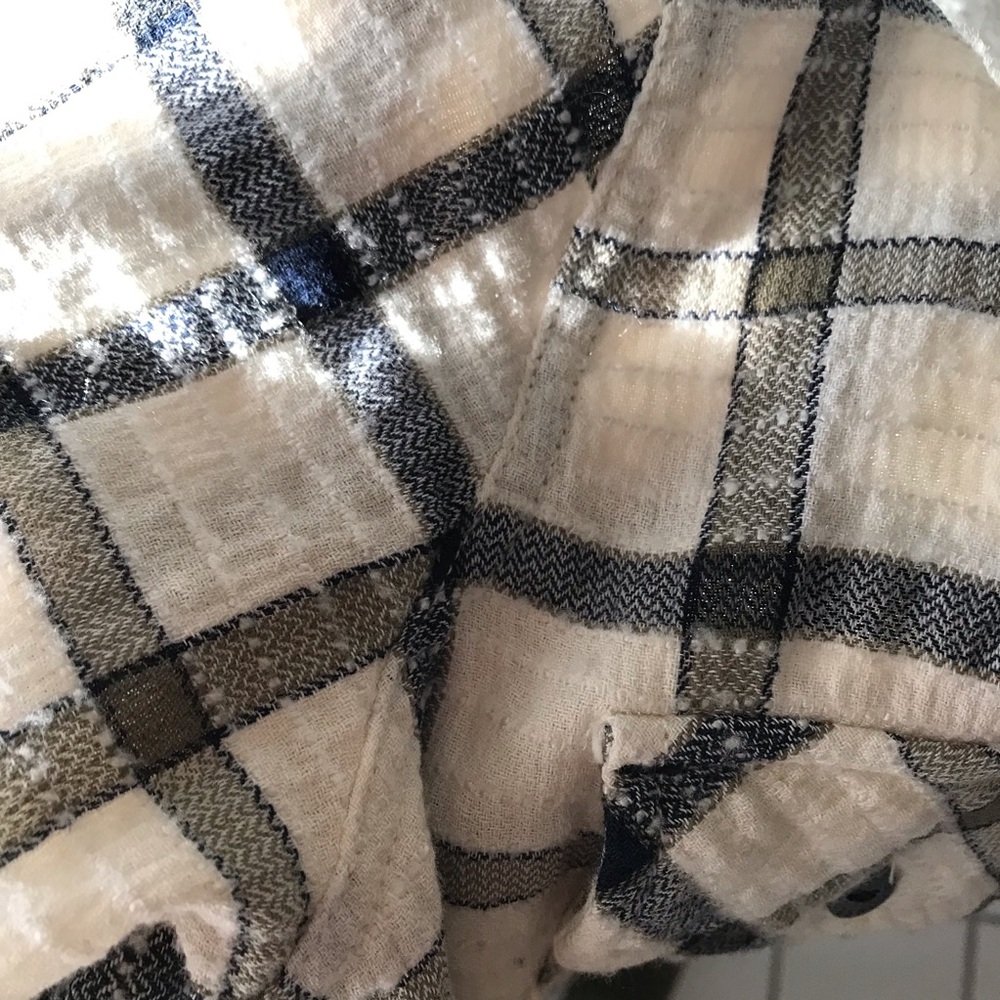 Current Elliott Plaid Button Down - image 6